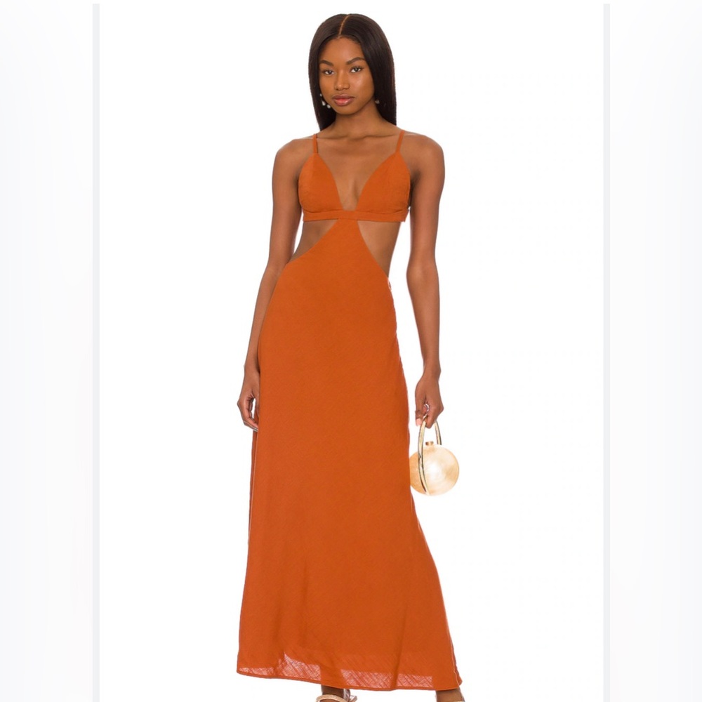 Cult gaia Selah linen dress